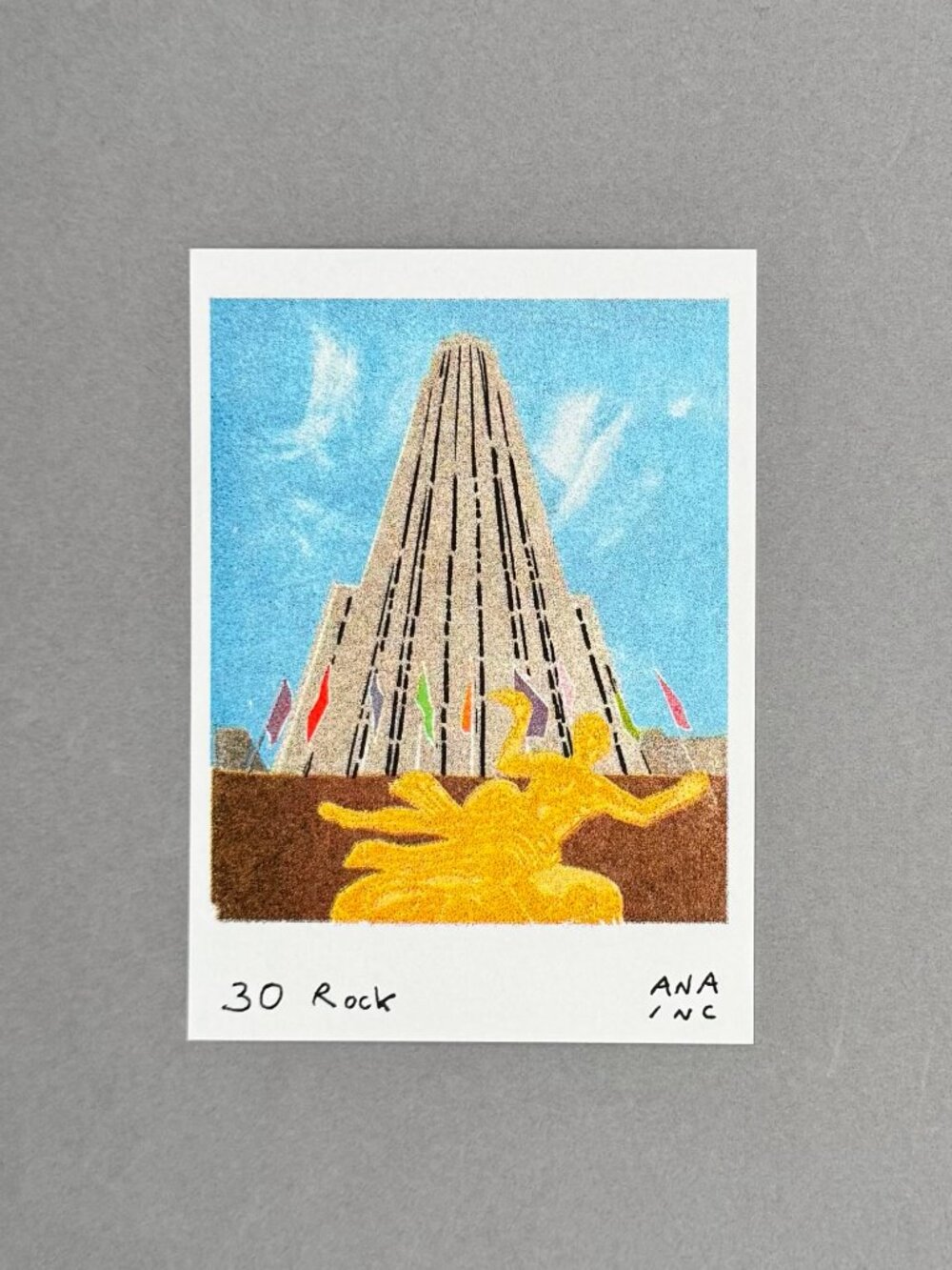 Ana Inciardi 30 Rock Mini Art Print